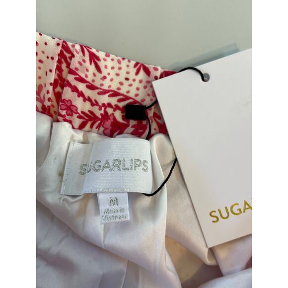 NWT Sugarlips Paisley Floral Maxi Skirt Womens Medium Boho Chic Fairy Festival - Picture 3 of 16